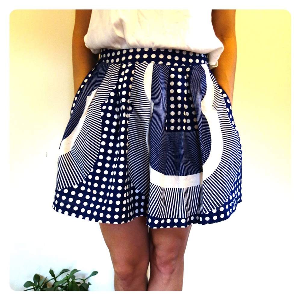 UO patterned skirt
